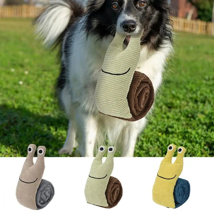 Jouet Enrichissant pour Chien – Escargot Sonore à Friandises - HautePattes