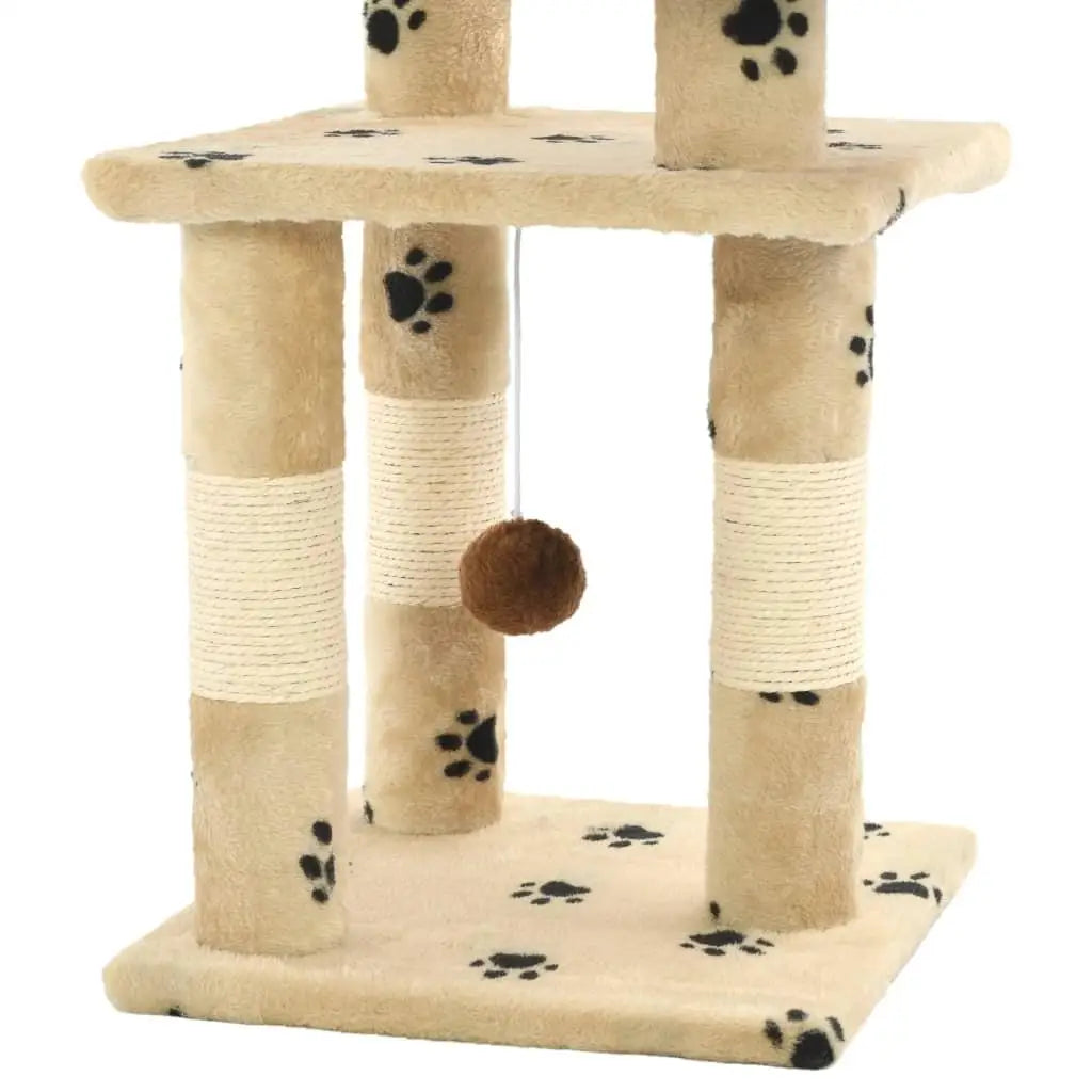 Petit arbre à chat 65 cm – Un cocon doux et solide pour petit espace