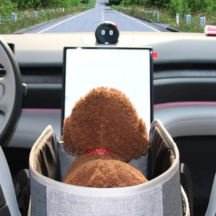 Siège Auto Portable Confort Premium – Console Centrale pour Chats & Petits Chiens - HautePattes