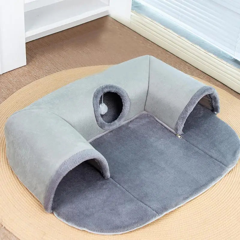 Tunnel pour chat : un cocon d’aventure, de repos… et d’amour