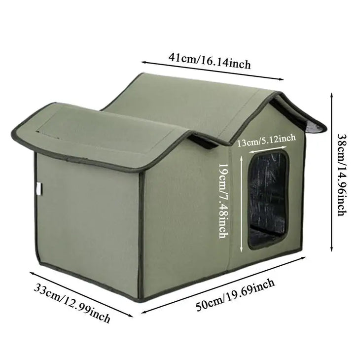 Abri imperméable pour chat extérieur : un vrai refuge d’amour