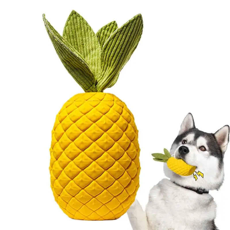Jouet à mâcher pour chien en forme d’ananas - HautePattes