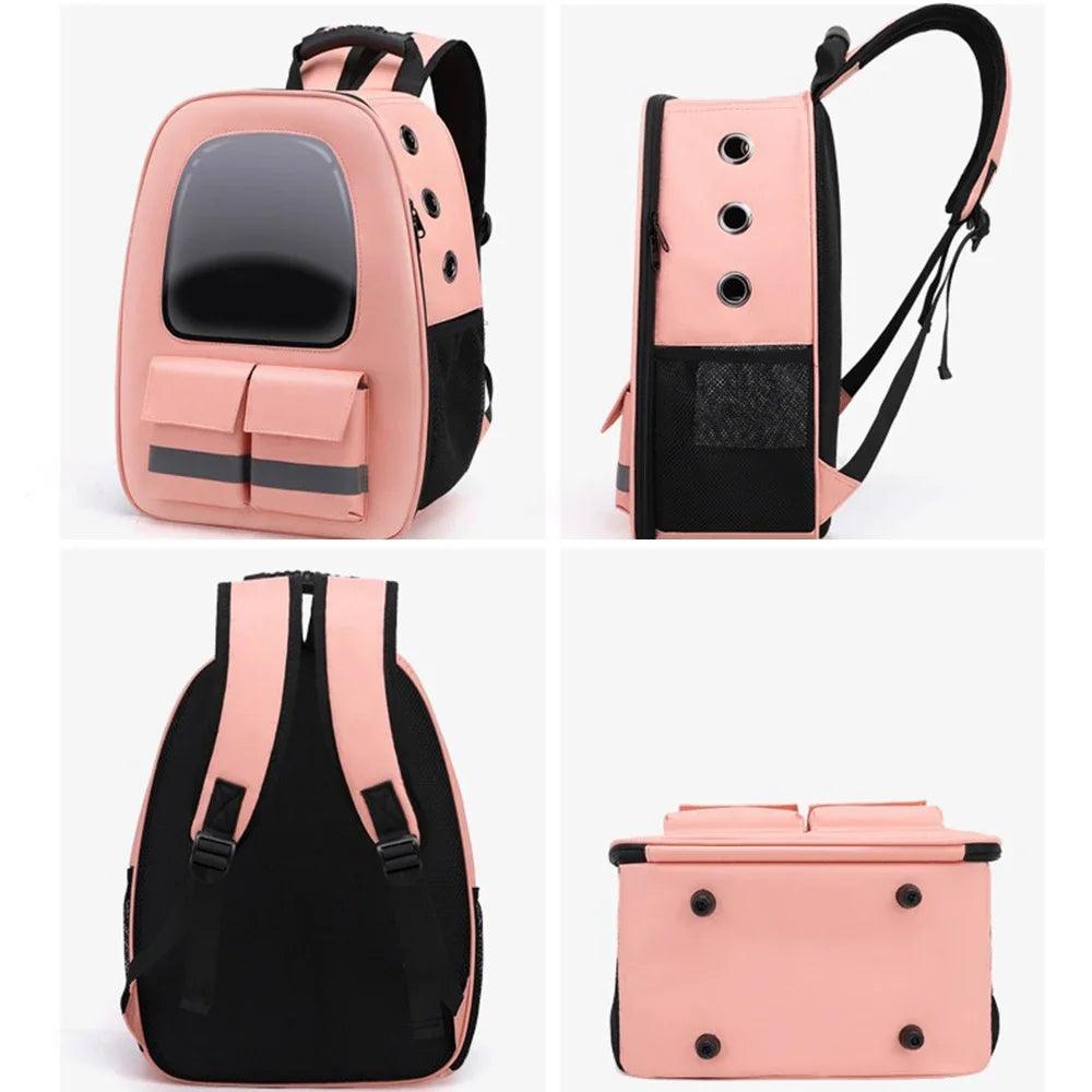 Sac à dos réfléchissant pour chat de compagnie, sacs de Transport pour chiens, sac respirant pour le Transport, voyage, espace extérieur, Cage à capsules, sac étanche pour chien - HautePattes