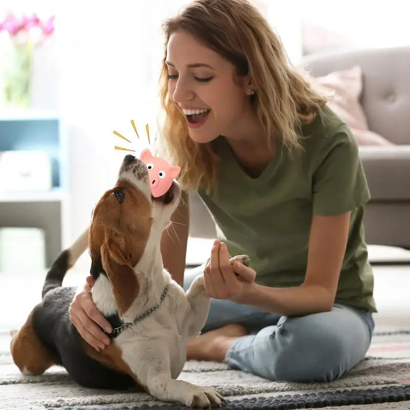 Jouet Couineur en Forme de Cochon pour Chien - HautePattes