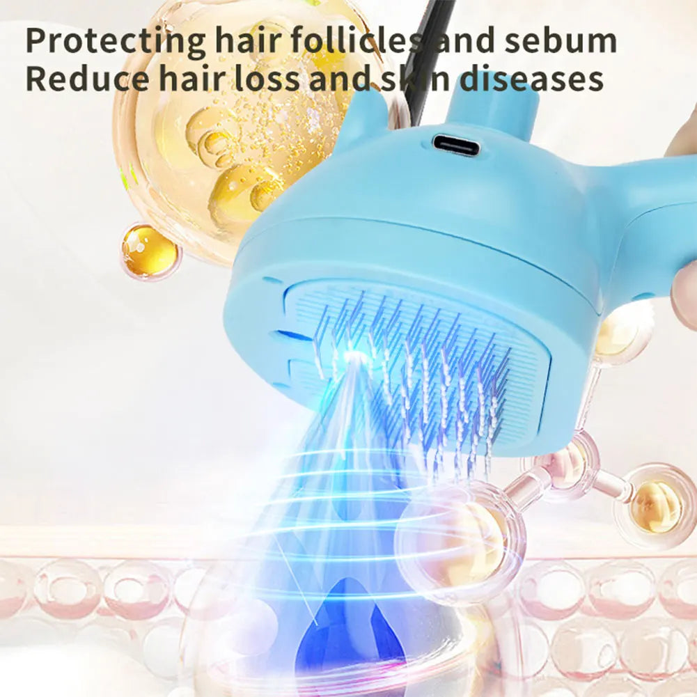 Brosse vapeur chien chat : soin apaisant, pelage sain, lien renforcé