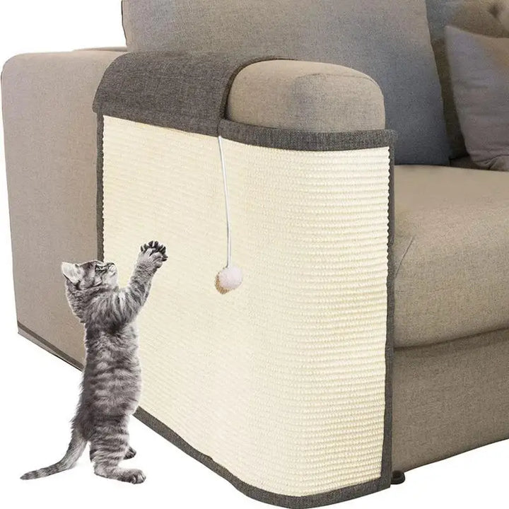 Tapis à griffer en sisal – Son instinct est intact, ton canapé aussi