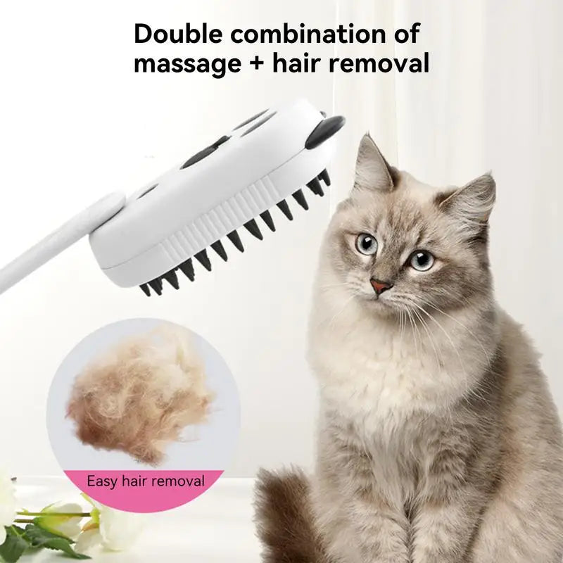Brosse à vapeur 4-en-1 pour animaux - HautePattes